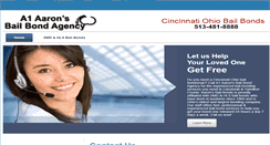 Desktop Screenshot of cincinnatiohiobailbonds.com