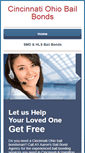 Mobile Screenshot of cincinnatiohiobailbonds.com